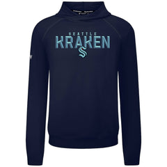Seattle Kraken Levelwear Mandate Carve Tri-Blend Pullover Hoodie - Deep Sea Blue - NHL 203146032