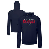 Washington Capitals Levelwear Mandate Carve Tri-Blend Pullover Hoodie - Navy - NHL 203146044
