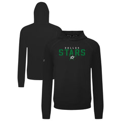 Dallas Stars Levelwear Mandate Carve Tri-Blend Pullover Hoodie - Black - NHL 203146045