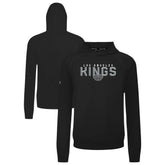 Los Angeles Kings Levelwear Mandate Carve Tri-Blend Pullover Hoodie - Black - NHL 203146046
