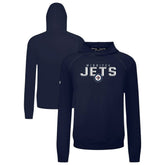 Winnipeg Jets Levelwear Mandate Carve Tri-Blend Pullover Hoodie - Navy - NHL 203146048
