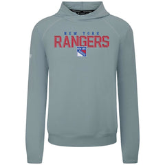 New York Rangers Levelwear Mandate Carve Tri-Blend Pullover Hoodie - Gray - NHL 203146053