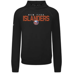 New York Islanders Levelwear Mandate Carve Tri-Blend Pullover Hoodie - Black - NHL 203146054