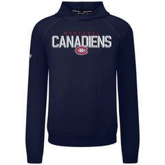 Montreal Canadiens Levelwear Mandate Carve Tri-Blend Pullover Hoodie - Navy - NHL 203146059