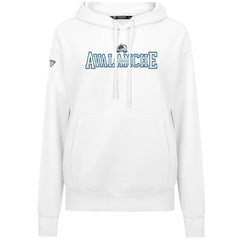 Colorado Avalanche Levelwear Women's Adorn Journey Pullover Hoodie - White - NHL 203146113