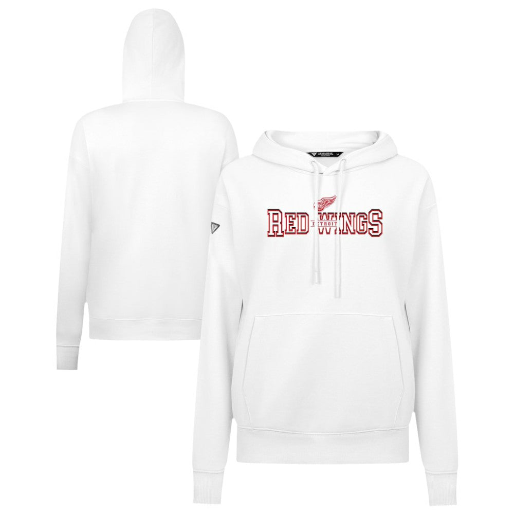 Detroit Red Wings Levelwear Women's Adorn Journey Pullover Hoodie - White - NHL 203146121