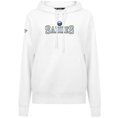 Buffalo Sabres Levelwear Women's Adorn Journey Pullover Hoodie - White - NHL 203146144