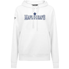 Toronto Maple Leafs Levelwear Women's Adorn Journey Pullover Hoodie - White - NHL 203146149