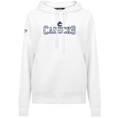 Vancouver Canucks Levelwear Women's Adorn Journey Pullover Hoodie - White - NHL 203146152