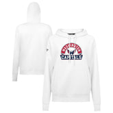 Washington Capitals Levelwear Women's Adorn Banner Arch Pullover Hoodie - White - NHL 203146171