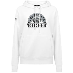 Los Angeles Kings Levelwear Women's Adorn Banner Arch Pullover Hoodie - White - NHL 203146175