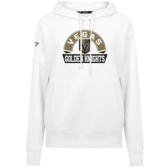 Vegas Golden Knights Levelwear Women's Adorn Banner Arch Pullover Hoodie - White - NHL 203146182