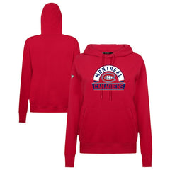 Montreal Canadiens Levelwear Women's Adorn Banner Arch Pullover Hoodie - Red - NHL 203146186