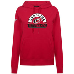 Carolina Hurricanes Levelwear Women's Adorn Banner Arch Pullover Hoodie - Red - NHL 203146191