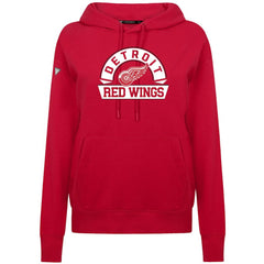 Detroit Red Wings Levelwear Women's Adorn Banner Arch Pullover Hoodie - Red - NHL 203146202