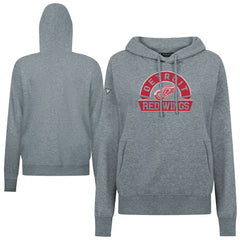 Detroit Red Wings Levelwear Women's Adorn Banner Arch Pullover Hoodie - Gray - NHL 203146204