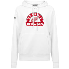 Detroit Red Wings Levelwear Women's Adorn Banner Arch Pullover Hoodie - White - NHL 203146205