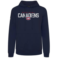 Montreal Canadiens Levelwear Podium Carve Pullover Hoodie - Navy - NHL 203146368