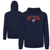 Edmonton Oilers Levelwear Podium Carve Pullover Hoodie - Navy - NHL 203146372