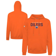 Edmonton Oilers Levelwear Podium Carve Pullover Hoodie - Orange - NHL 203146373