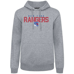 New York Rangers Levelwear Podium Carve Pullover Hoodie - Gray - NHL 203146381