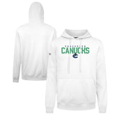 Vancouver Canucks Levelwear Podium Carve Pullover Hoodie - White - NHL 203146383