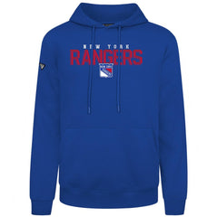 New York Rangers Levelwear Podium Carve Pullover Hoodie - Royal - NHL 203146384