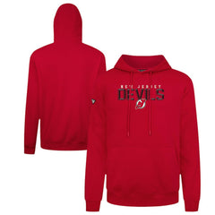 New Jersey Devils Levelwear Podium Carve Pullover Hoodie - Red - NHL 203146399
