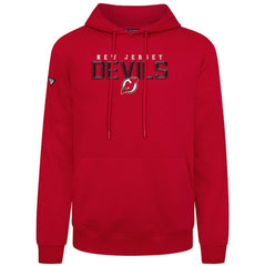 New Jersey Devils Levelwear Podium Carve Pullover Hoodie - Red - NHL 203146399