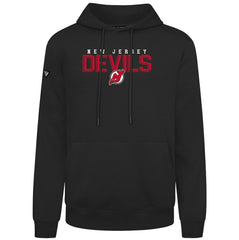 New Jersey Devils Levelwear Podium Carve Pullover Hoodie - Black - NHL 203146401