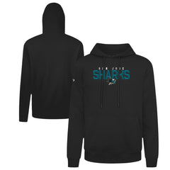 San Jose Sharks Levelwear Podium Carve Pullover Hoodie - Black - NHL 203146409