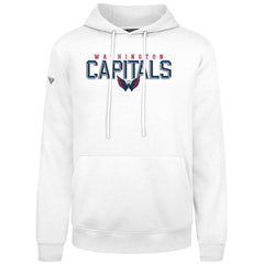 Washington Capitals Levelwear Podium Carve Pullover Hoodie - White - NHL 203146413