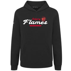 Calgary Flames Levelwear Youth Podium Monument Pullover Hoodie - Black - NHL 203146438