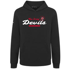 New Jersey Devils Levelwear Youth Podium Monument Pullover Hoodie - Black - NHL 203146439