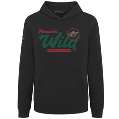 Minnesota Wild Levelwear Youth Podium Monument Pullover Hoodie - Black - NHL 203146440