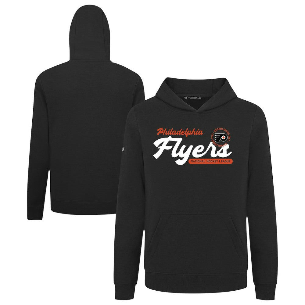 Philadelphia Flyers Levelwear Youth Podium Monument Pullover Hoodie - Black - NHL 203146441