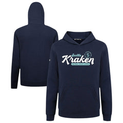 Seattle Kraken Levelwear Youth Podium Monument Pullover Hoodie - Navy - NHL 203146445