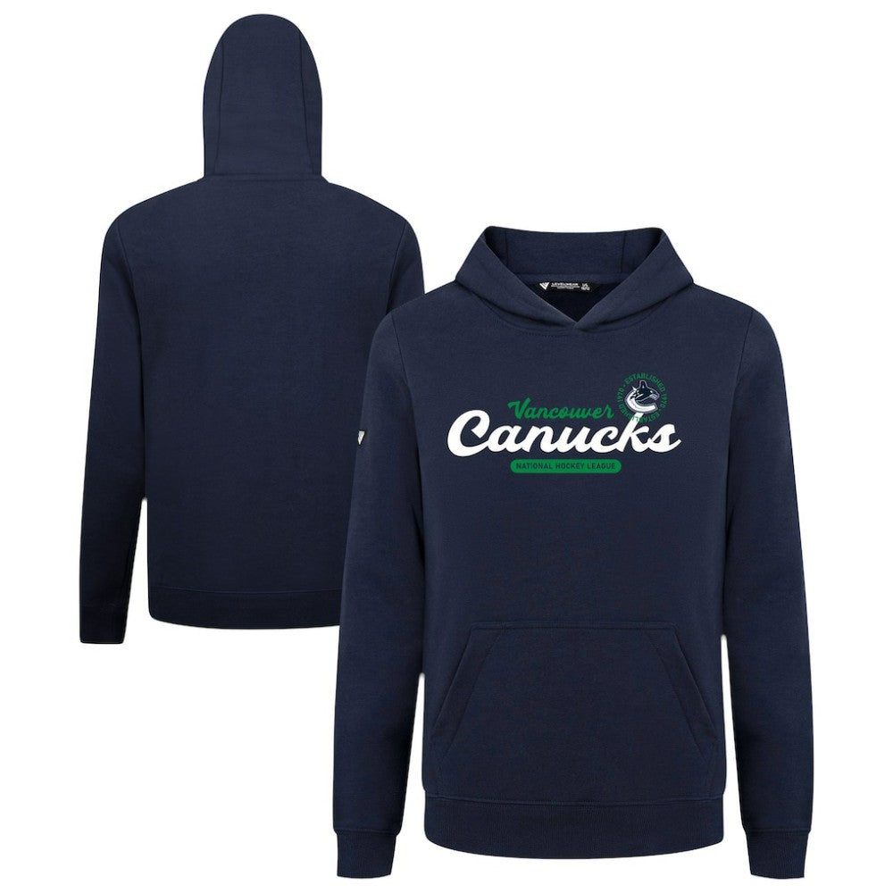 Vancouver Canucks Levelwear Youth Podium Monument Pullover Hoodie - Navy - NHL 203146447