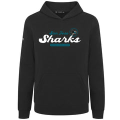 San Jose Sharks Levelwear Youth Podium Monument Pullover Hoodie - Black - NHL 203146457