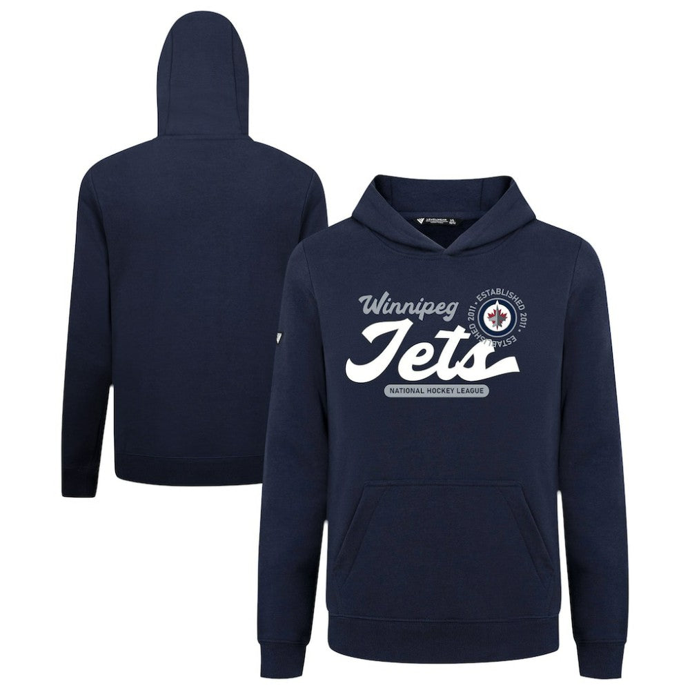Winnipeg Jets Levelwear Youth Podium Monument Pullover Hoodie - Navy - NHL 203146459