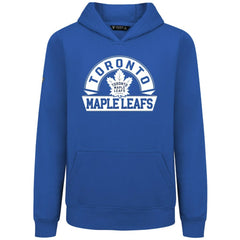 Toronto Maple Leafs Levelwear Youth Podium Banner Arch Pullover Hoodie - Royal - NHL 203146471