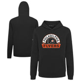 Philadelphia Flyers Levelwear Youth Podium Banner Arch Pullover Hoodie - Black - NHL 203146483