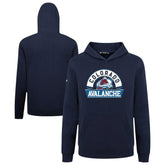 Colorado Avalanche Levelwear Youth Podium Banner Arch Pullover Hoodie - Navy - NHL 203146487