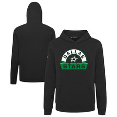 Dallas Stars Levelwear Youth Podium Banner Arch Pullover Hoodie - Black - NHL 203146491