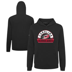 Carolina Hurricanes Levelwear Youth Podium Banner Arch Pullover Hoodie - Black - NHL 203146492