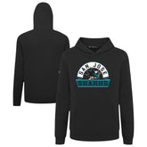 San Jose Sharks Levelwear Youth Podium Banner Arch Pullover Hoodie - Black - NHL 203146495