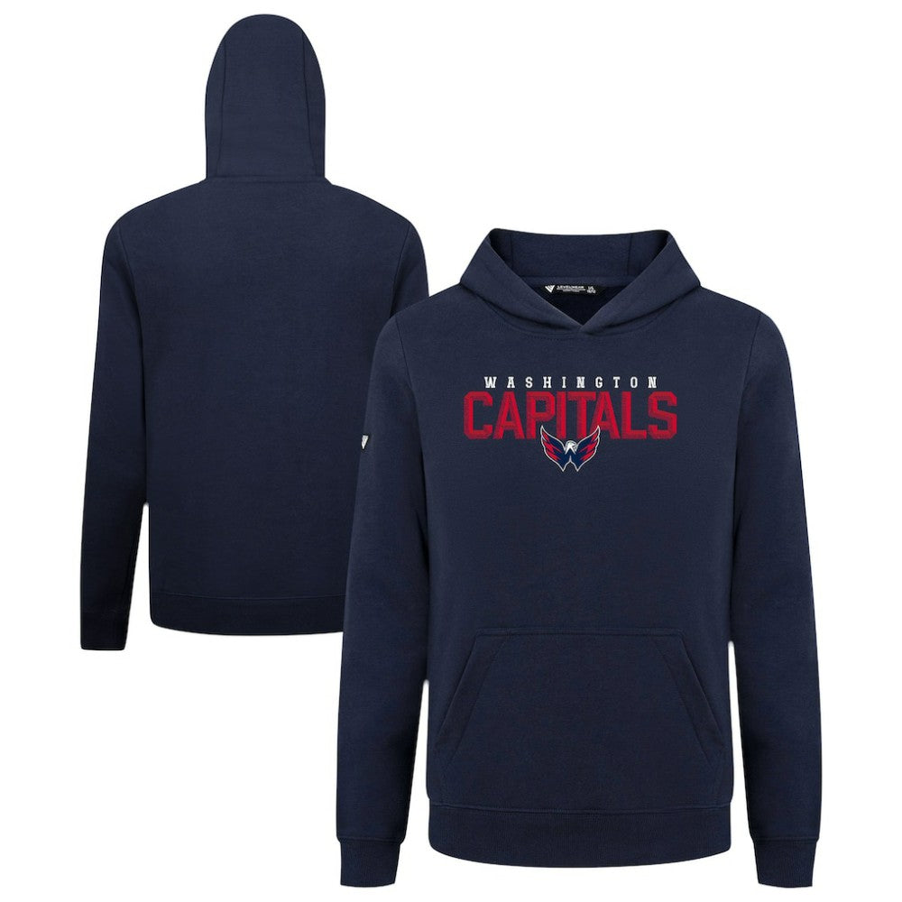 Washington Capitals Levelwear Youth Podium Carve Pullover Hoodie - Navy - NHL 203146501