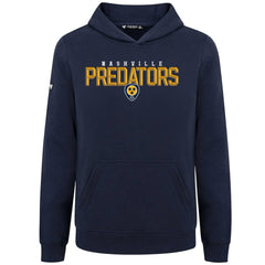 Nashville Predators Levelwear Youth Podium Carve Pullover Hoodie - Navy - NHL 203146504