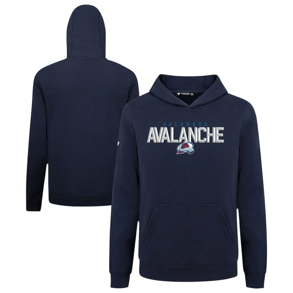 Colorado Avalanche Levelwear Youth Podium Carve Pullover Hoodie - Navy - NHL 203146506