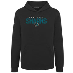 San Jose Sharks Levelwear Youth Podium Carve Pullover Hoodie - Black - NHL 203146507